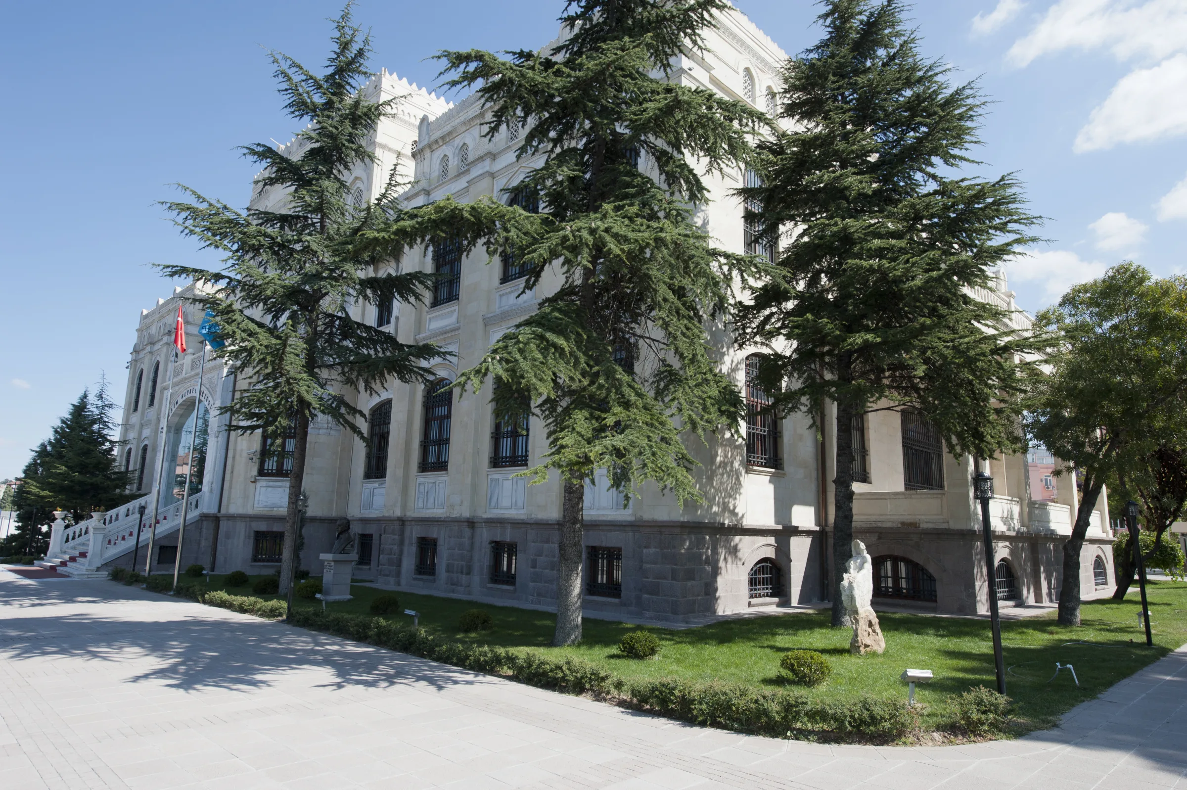 Historic exterior of Ankara Painting and Sculpture Museum