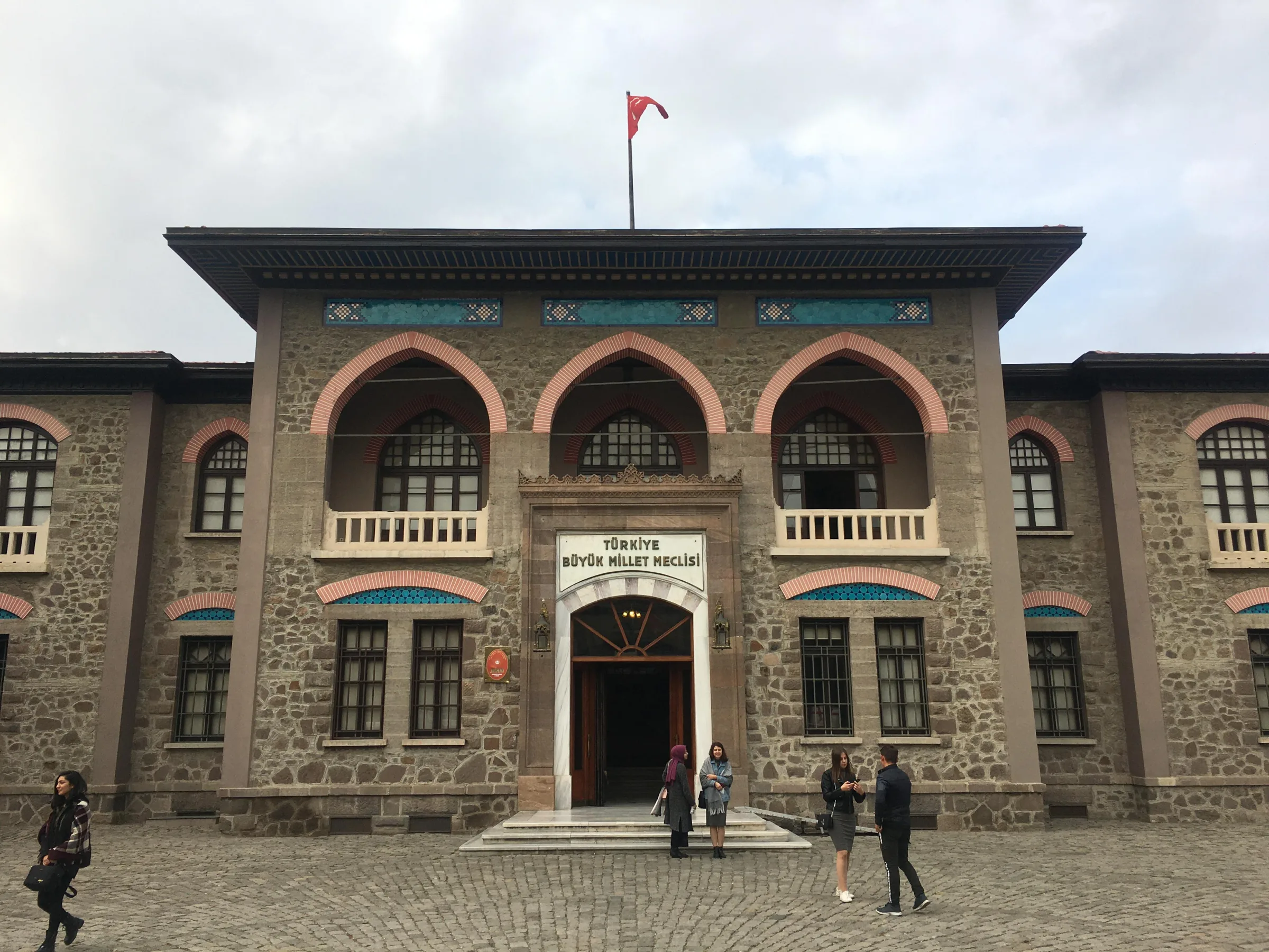 Exterior of the Second Parliament Building, now Cumhuriyet Müzesi, in Ankara