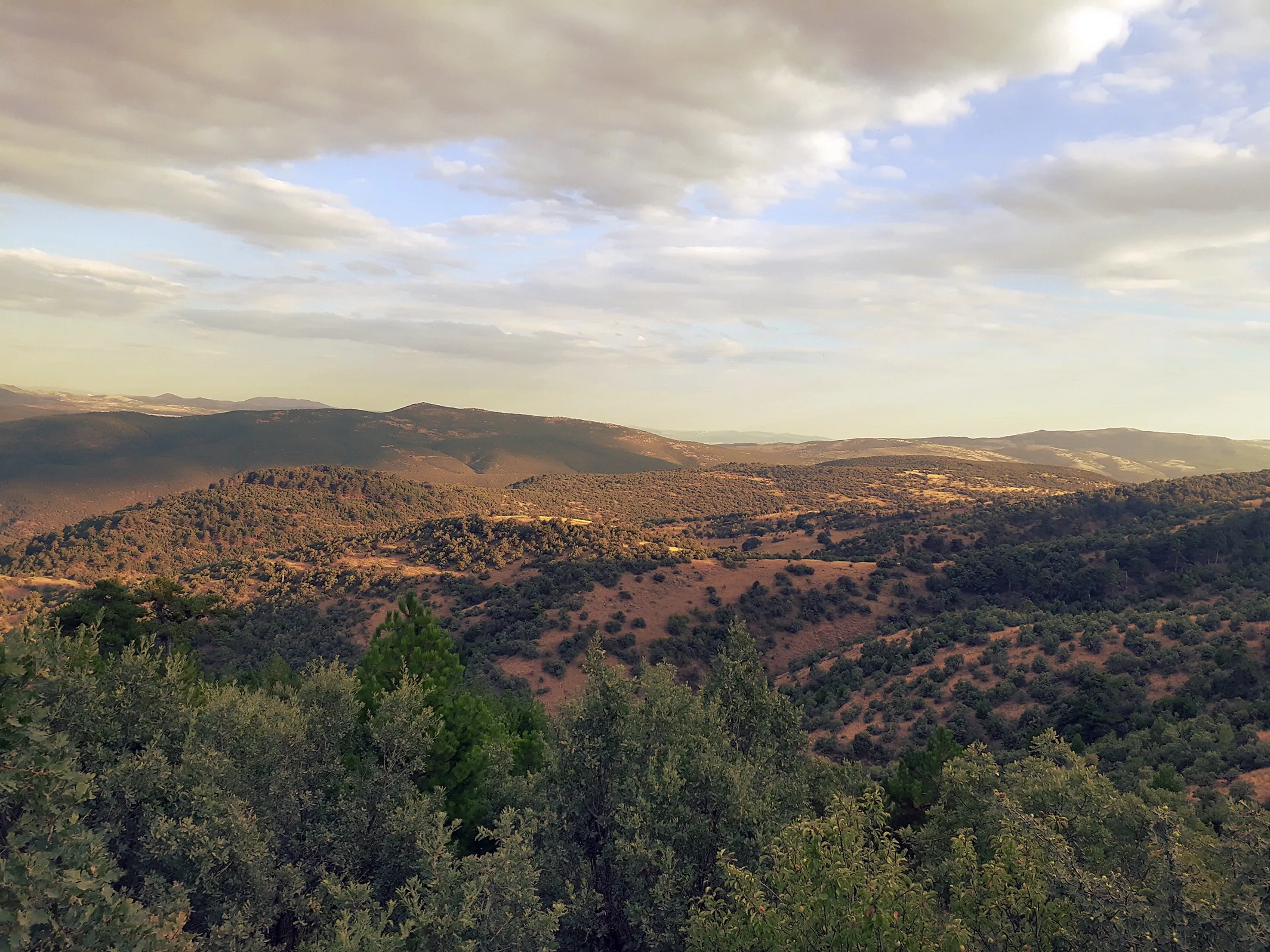 Landscape at Soğuksu National Park near Kızılcahamam, Turkey